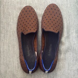 Rothy's Women's Brown and Blue Slip-On Shoes